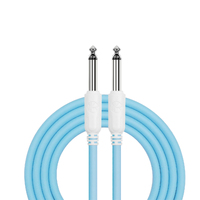 Kirlin KIC241BL Entry 24 Instrument Cable Atoll Blue - 10FT