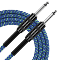 Kirlin IWC201BL 20ft Blue Entry Woven Instrument Cable